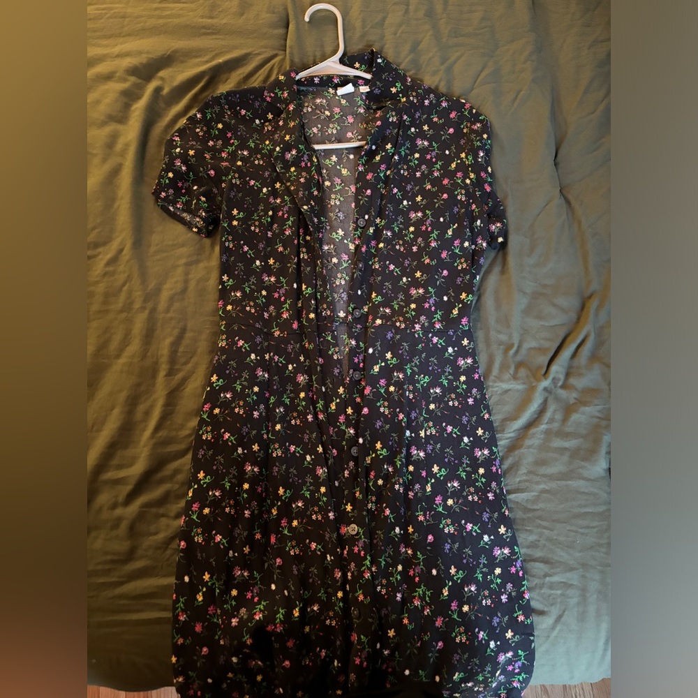 GAP Button Up Floral Dress